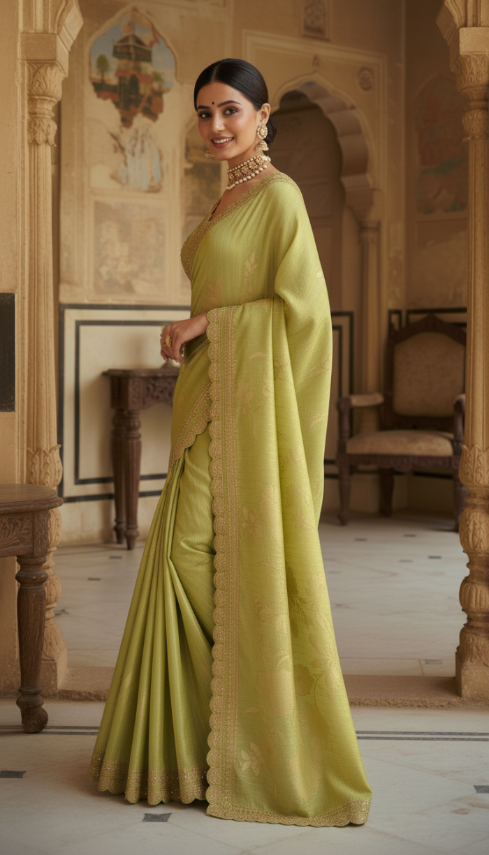 Banarasi Crepe Silk Saree