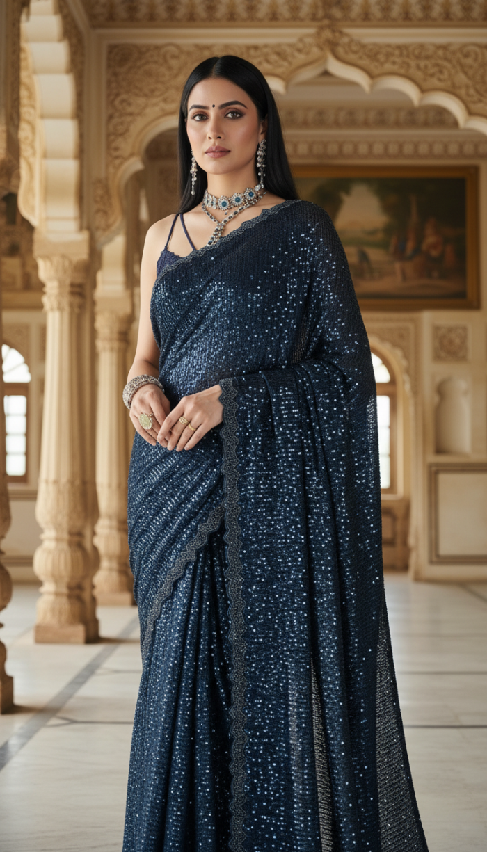 Pure Lycra Soft Net saree