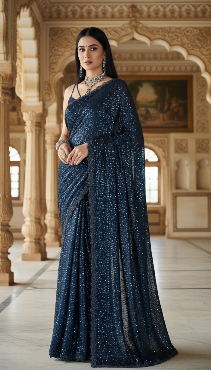 Pure Lycra Soft Net saree