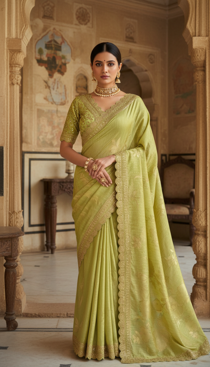 Banarasi Crepe Silk Saree