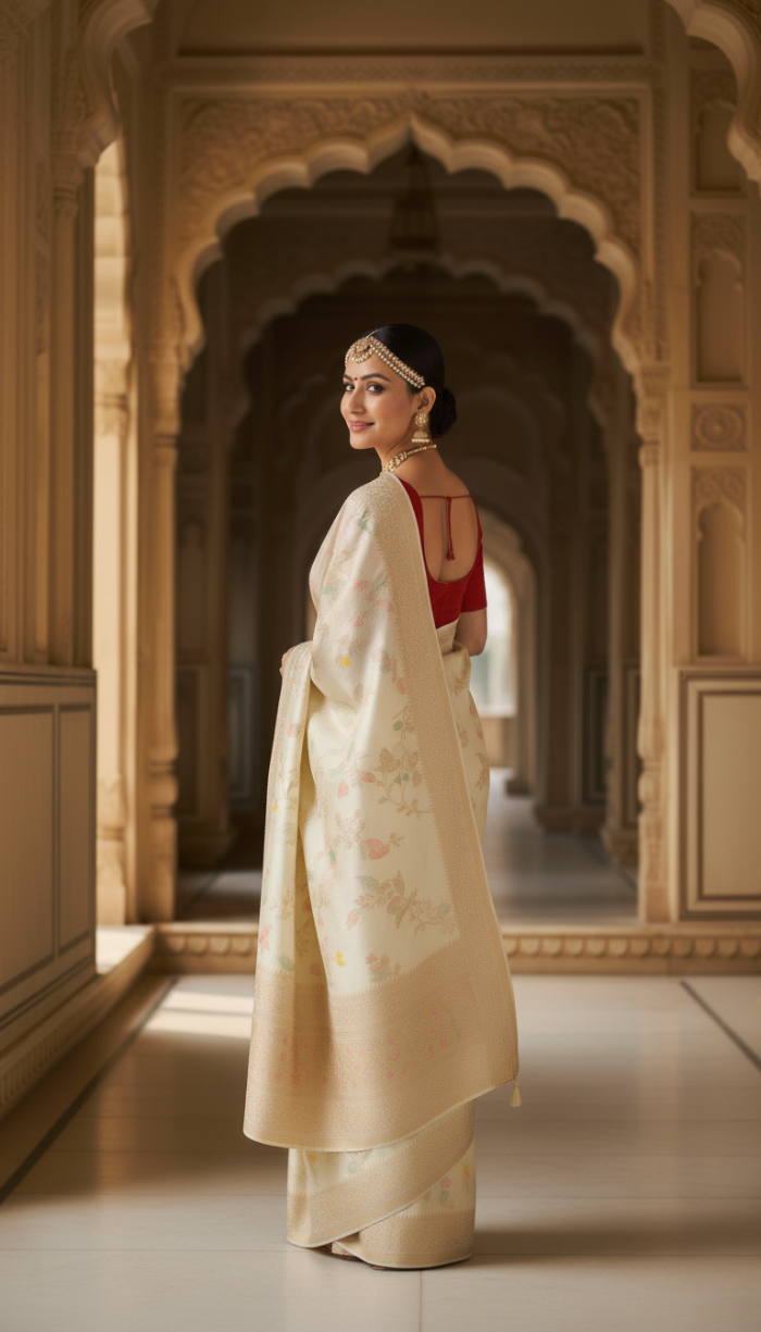 Pure Mashru Silk Saree