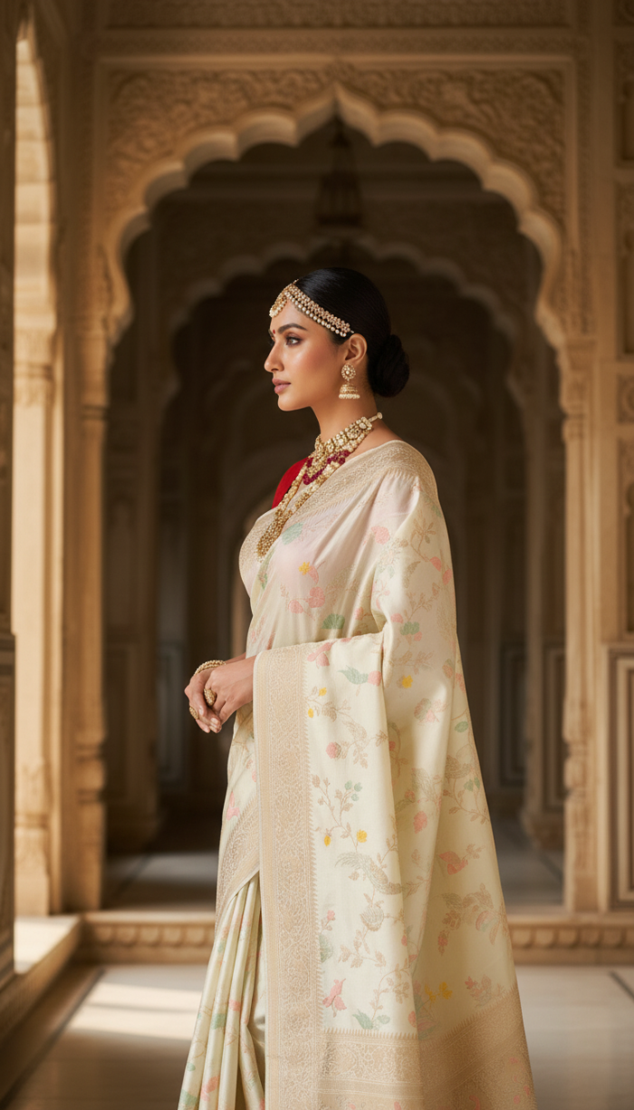 Pure Mashru Silk Saree