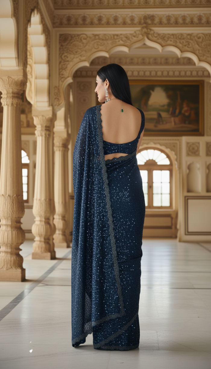 Pure Lycra Soft Net saree