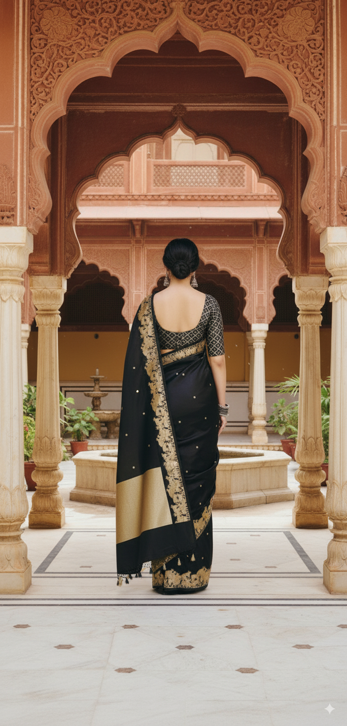 Pattu Chanderi Silk Sari