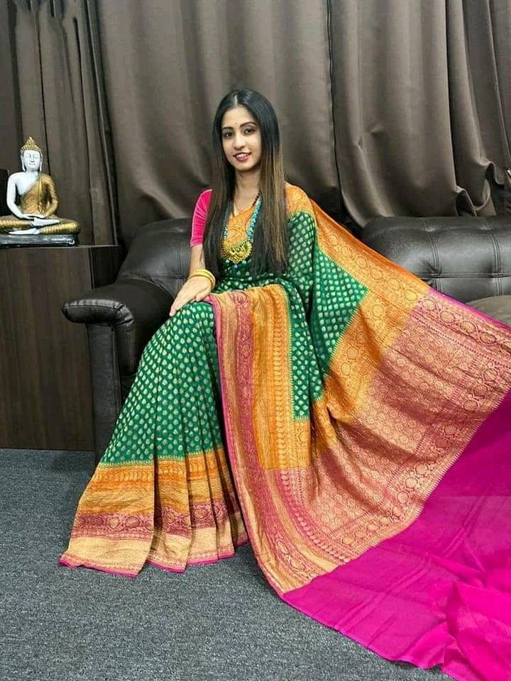 Pure Georgette Khaddi Saree